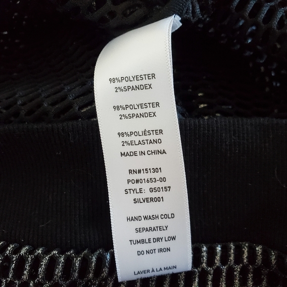 New Good American The Warrior Crop Cover-Up Top XS NWT - Picture 15 of 15